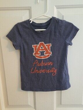 Kids Auburn University Navy Blue Tee Sz 3t